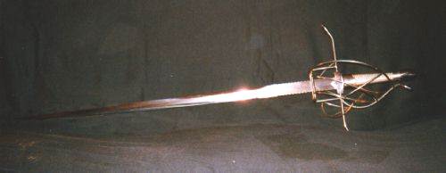 Large Basket Hilted Rapier 